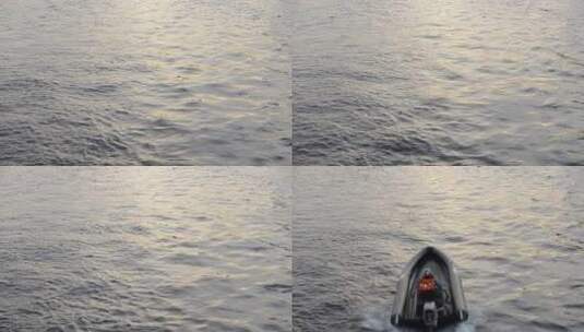 摩托艇 快艇 大飞 海上 海边高清在线视频素材下载