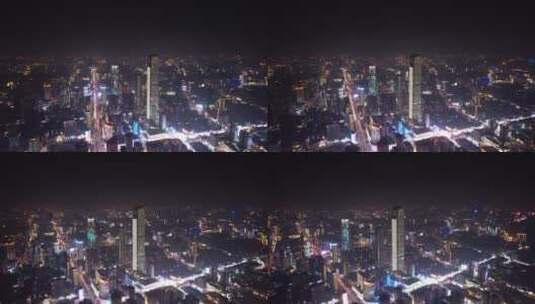 4k长沙夜景-都市夜色高清在线视频素材下载
