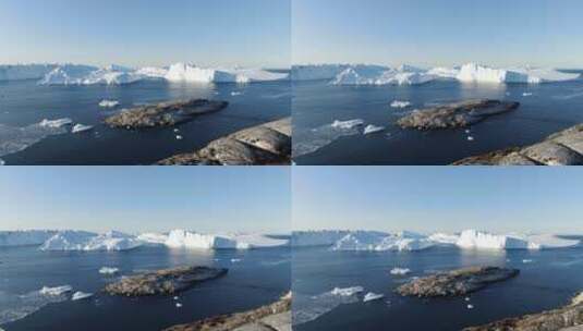 格陵兰冰川高清在线视频素材下载