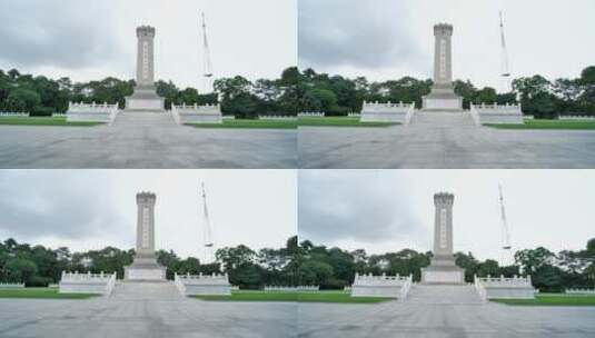 南宁人民公园英雄纪念碑高清在线视频素材下载