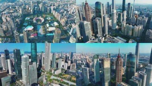 广州天河区城市建筑2022年最新高清在线视频素材下载