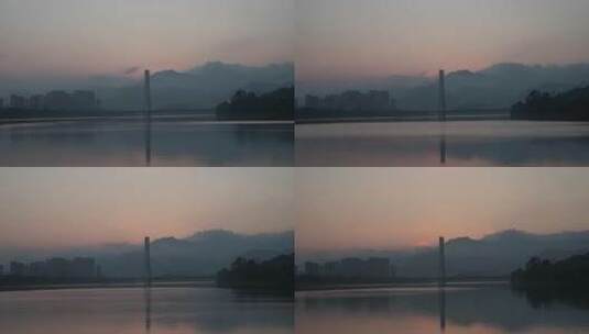 紫金大桥日升高清在线视频素材下载
