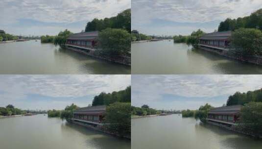 江苏泰州凤城河自然风景  4k高清在线视频素材下载