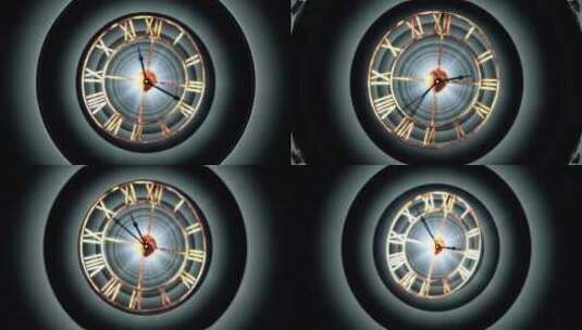 时钟循环动画高清在线视频素材下载