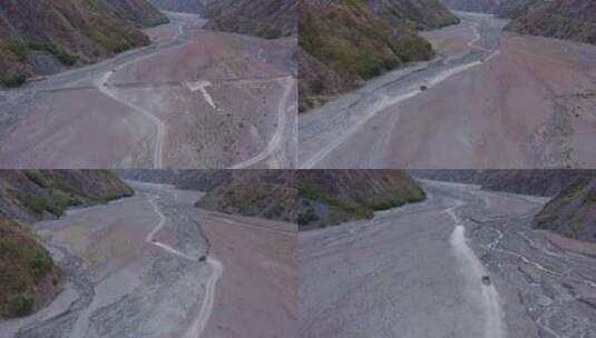 云南东川境内泥石流赛道地区的风景高清在线视频素材下载