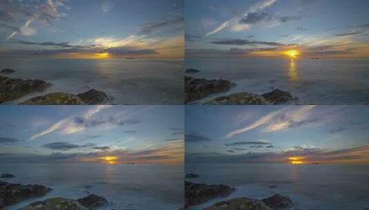 日落海洋高清在线视频素材下载