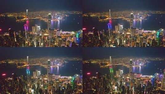 香港夜景高清在线视频素材下载