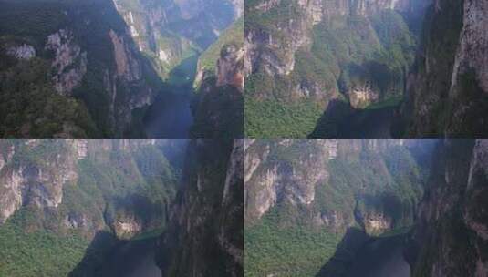 重庆 三峡 瞿塘峡 山水中国高清在线视频素材下载