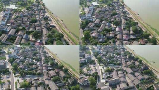 航拍江西吉安吉州窑遗址公园4A景区高清在线视频素材下载