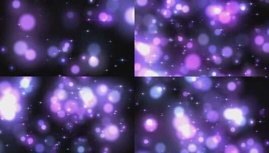 唯美夜空粒子特效背景高清在线视频素材下载