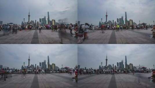 上海外滩实拍高清在线视频素材下载