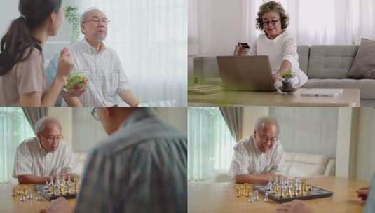 【合集】开心的老年生活高清在线视频素材下载