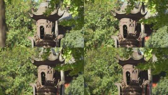 白马寺古风建筑高清在线视频素材下载