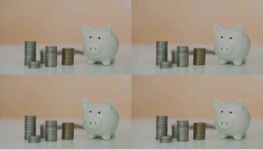 金融理财储蓄概念高清在线视频素材下载