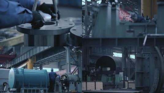 工厂 工人 车间 工业 重工业 东北工业高清在线视频素材下载