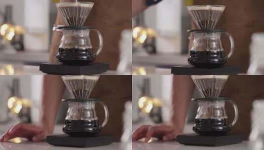 咖啡厅做咖啡高清在线视频素材下载