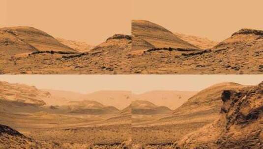 火星地面高清在线视频素材下载