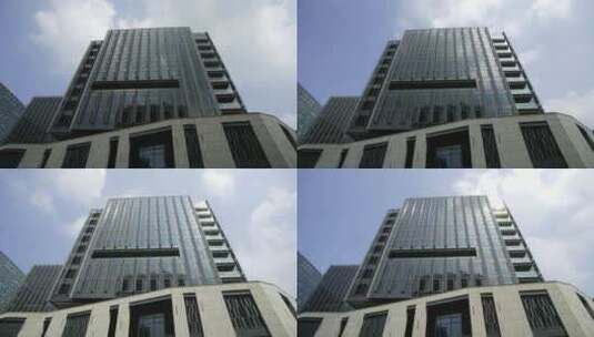原创高楼大厦玻璃幕墙延时4K-9高清在线视频素材下载