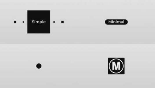 简约开场文本AE模板高清AE视频素材下载