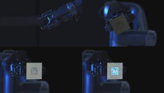 产业升级 智慧工厂AI高清AE视频素材下载