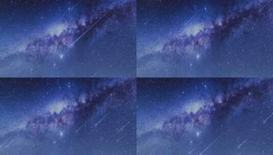 循环-4K宇宙星空流星背景视频3高清在线视频素材下载