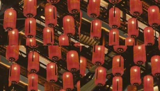 4K拍摄上海豫园龙年灯会实景高清在线视频素材下载