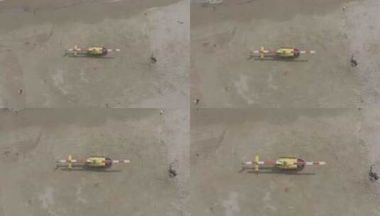 海南万宁石梅湾直升机俯拍高清在线视频素材下载