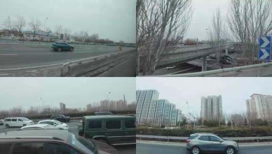 北京交通车流高清在线视频素材下载