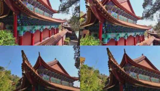 昆明圆通寺古建筑高清在线视频素材下载