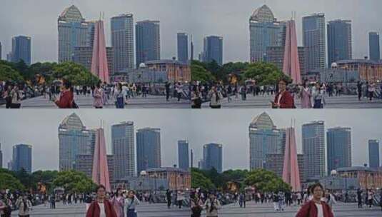上海外滩纪念塔高清在线视频素材下载