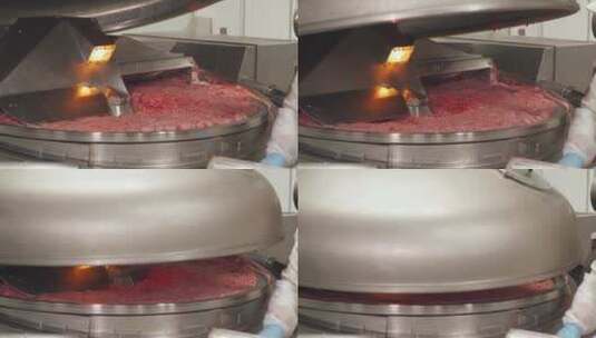 制作肉末的镜头高清在线视频素材下载