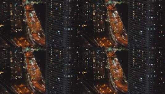 城市灯光夜景高清在线视频素材下载