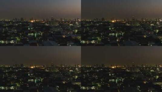 夜晚城市景观高清在线视频素材下载