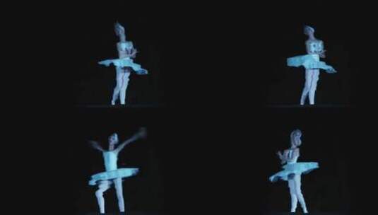 女芭蕾舞者跳舞高清在线视频素材下载