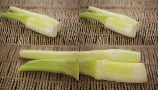 【镜头合集】蔬菜根茎茭白高清在线视频素材下载
