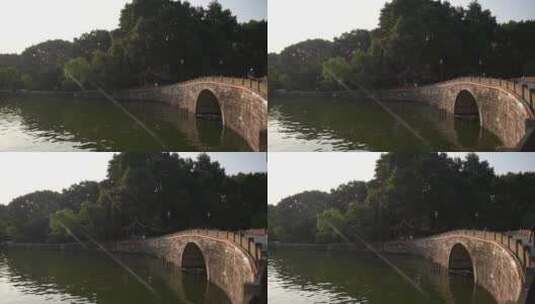 杭州西湖风景区西泠桥风景高清在线视频素材下载