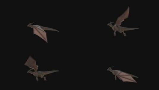 中世纪古代恐龙飞龙古山龙特效合成 (7)高清在线视频素材下载