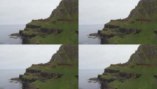 海岸边的悬崖高清在线视频素材下载
