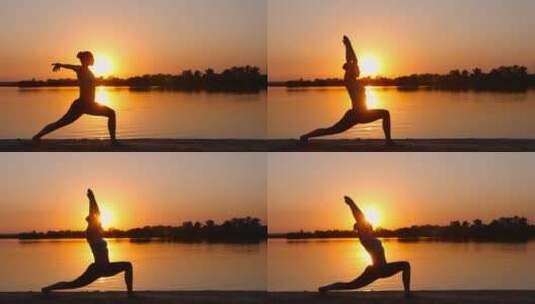 瑜伽健身高清在线视频素材下载