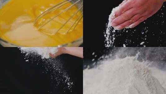 小麦面粉高清在线视频素材下载