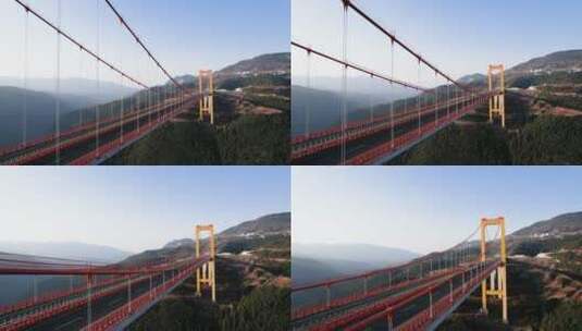 4K航拍 贵州普立大桥一镜到底高清在线视频素材下载