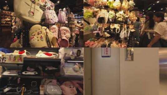 深圳东门步行街购物高清在线视频素材下载
