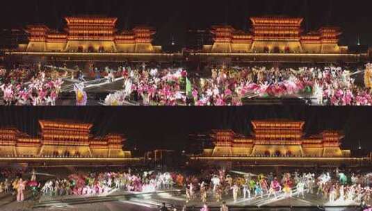 第40届中国洛阳牡丹文化节赏花启动仪式彩排高清在线视频素材下载