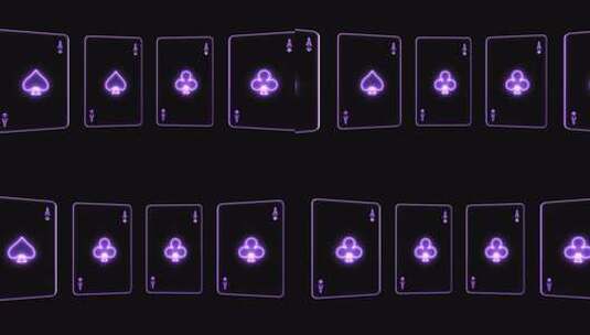 扑克展示 6扑克牌元素 扑克标志高清在线视频素材下载