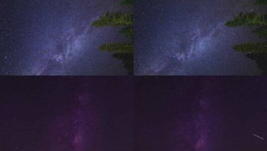 星空延时银河美丽星空高清在线视频素材下载