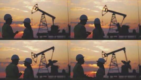 石油化工厂 石油工业 原油 油田高清在线视频素材下载