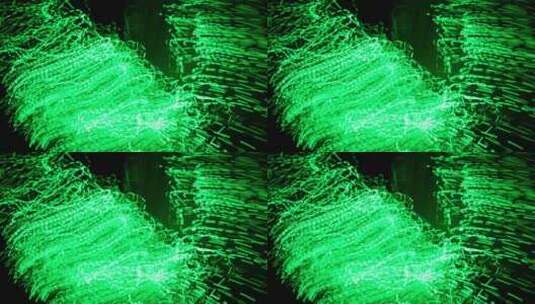 绿色、灯光、轨迹、色移高清在线视频素材下载