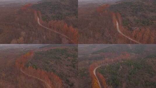 河北 石家庄 井陉县 道路 交通 秋天高清在线视频素材下载