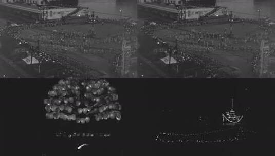 30-40年代礼花 表演高清在线视频素材下载