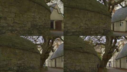 英国牛津风景秀丽的小巷高清在线视频素材下载